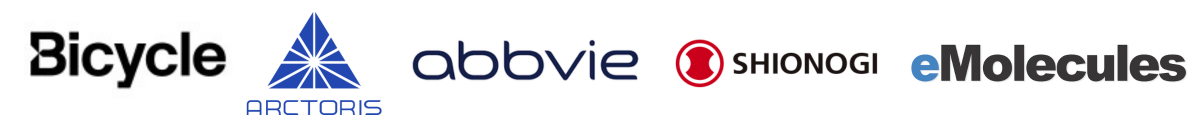 Bicycle, Arctoris, Abbvie, Shionogi, eMolecules Logo